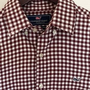 Vineyard Vines Mens Flannel Button Down Slim Fit Murray Shirt Size XS